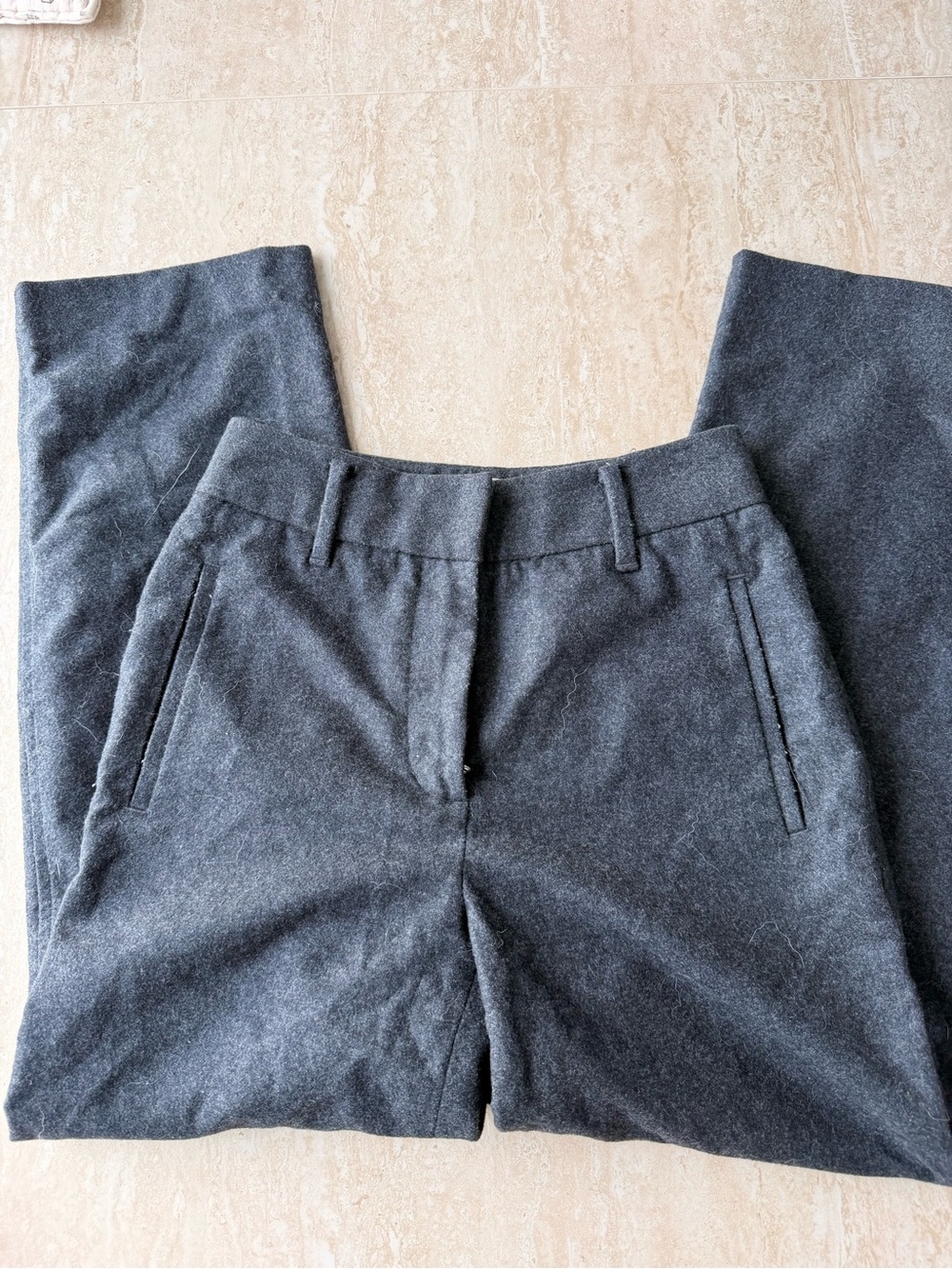 Wilfred Gray Wool Blend Trousers